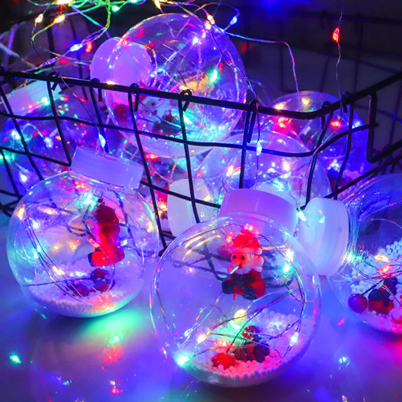 Cortina de Luzes em LED Globos Decoração de Natal — 4