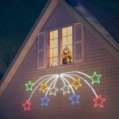Luz de corda com efeito de estrela cadente em LED — 3