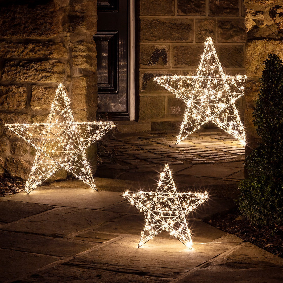 Luz estrela LED pequena para interior e exterior — 5