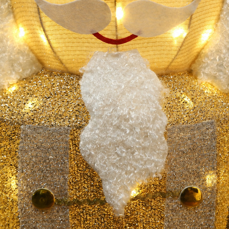 Soldado Quebra-Nozes Natalino Iluminado com LED – 1,52 m — 3